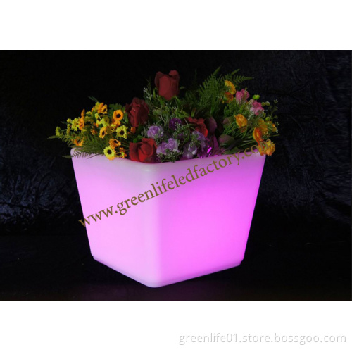 RGB and Lighting Plastic LED Flower Pot, High Quality Furniture